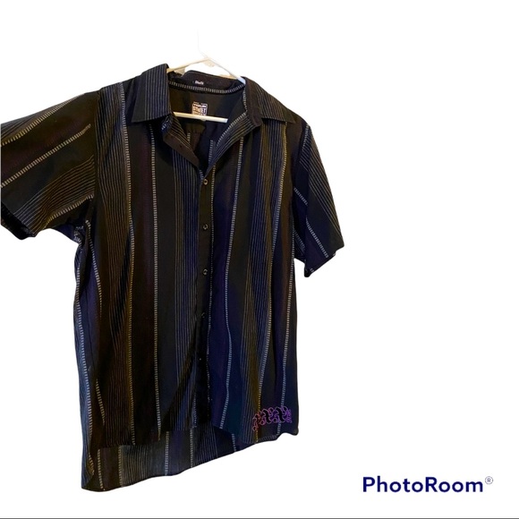 90βs Vision Street Wear Slim Fit Button-Up Shirt β Menβs Medium π₯ - Picture 5 of 6